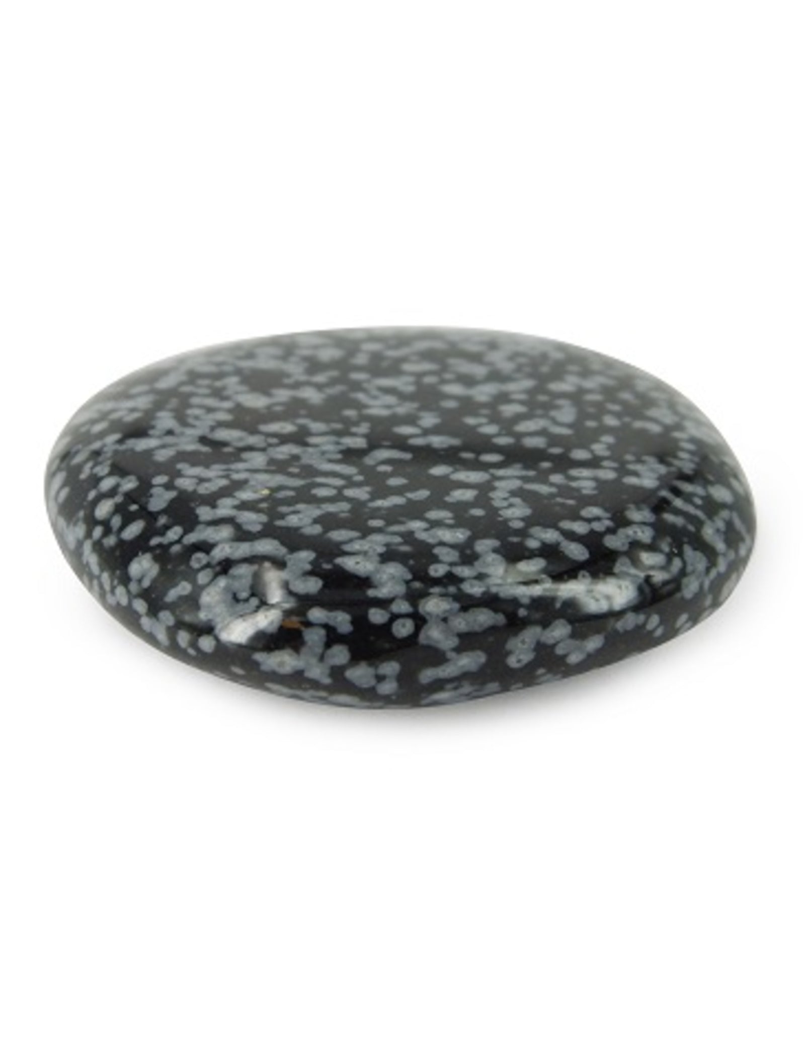 Obsidiaan sneeuwvlok zaksteen