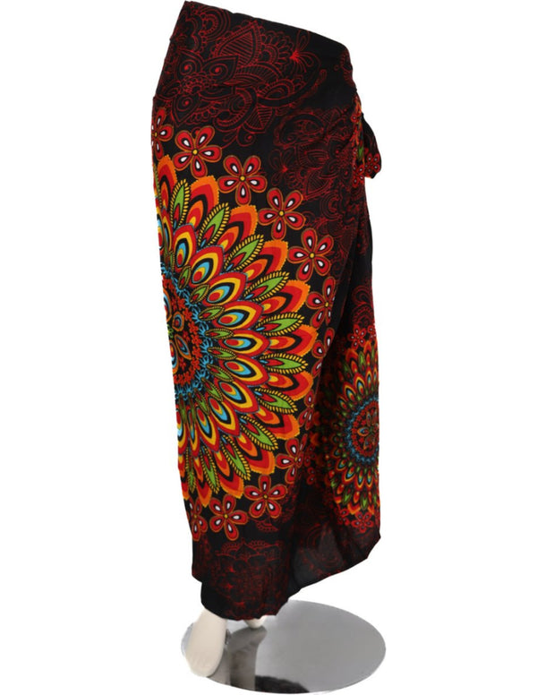 Sarong Bloemrijke Mandala - Rood