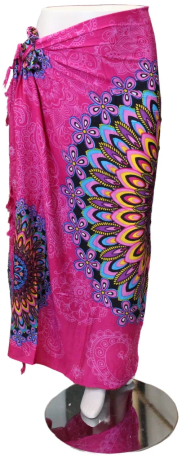 Sarong Bloemrijke Mandala - roze