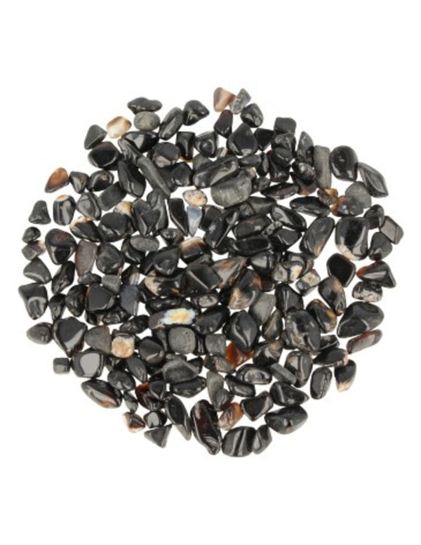 Onyx 100 gr. edelsteen trommelstenen (mt2)