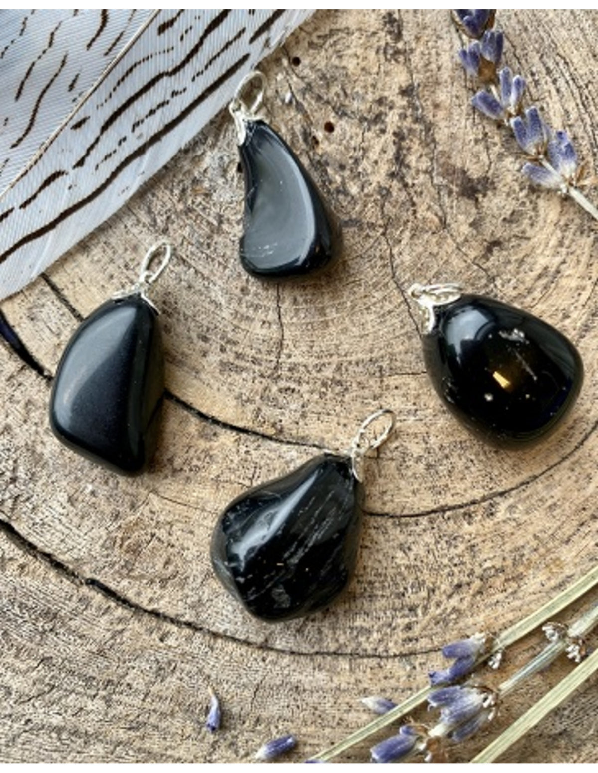 Onyx edelsteen hanger