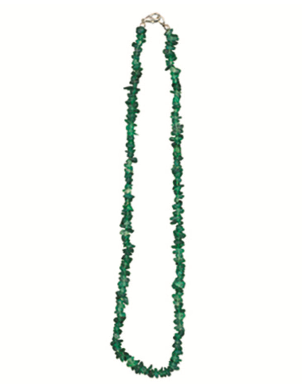 Onyx groen edelsteen splitketting