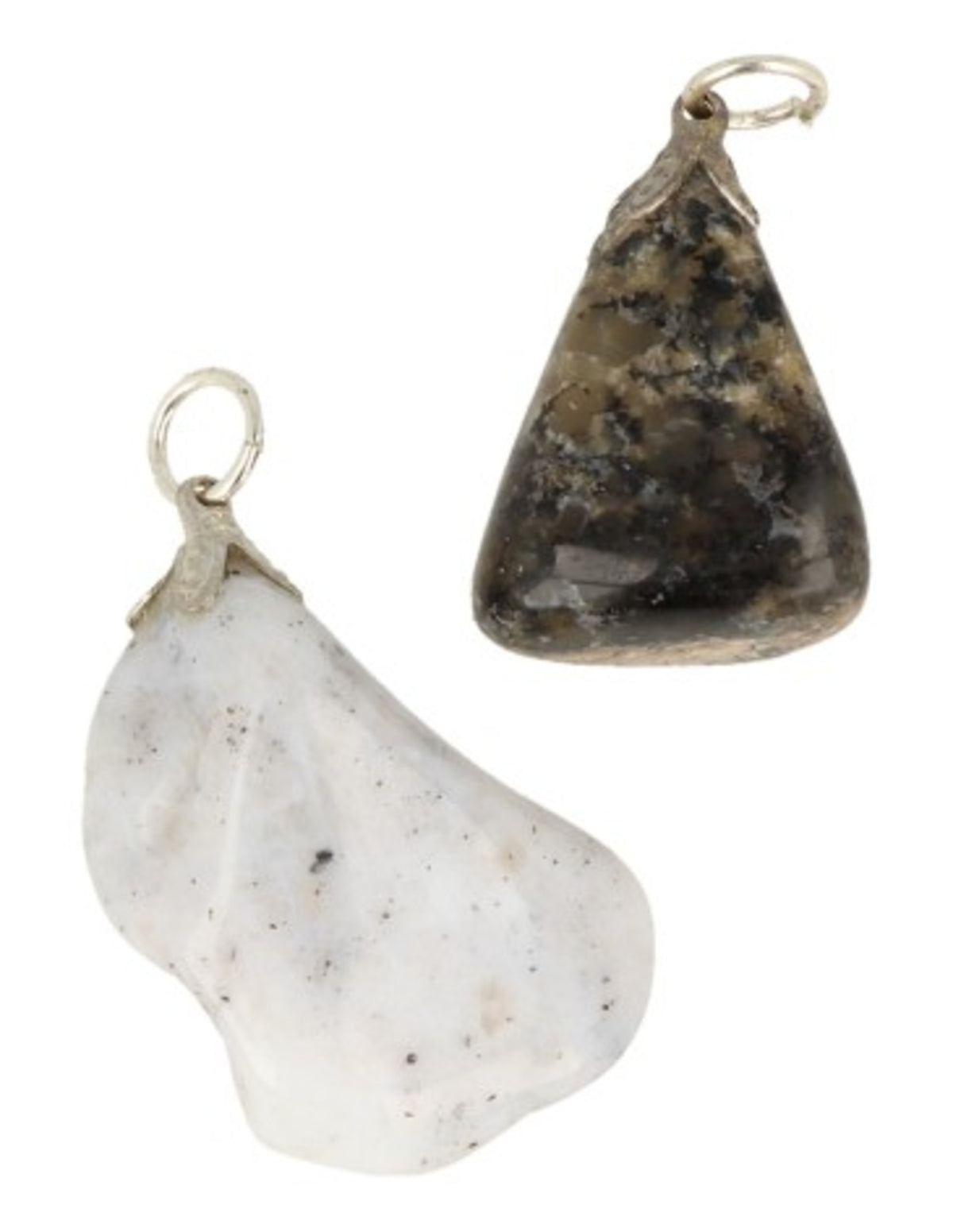 Opaal dendriet edelsteen hanger