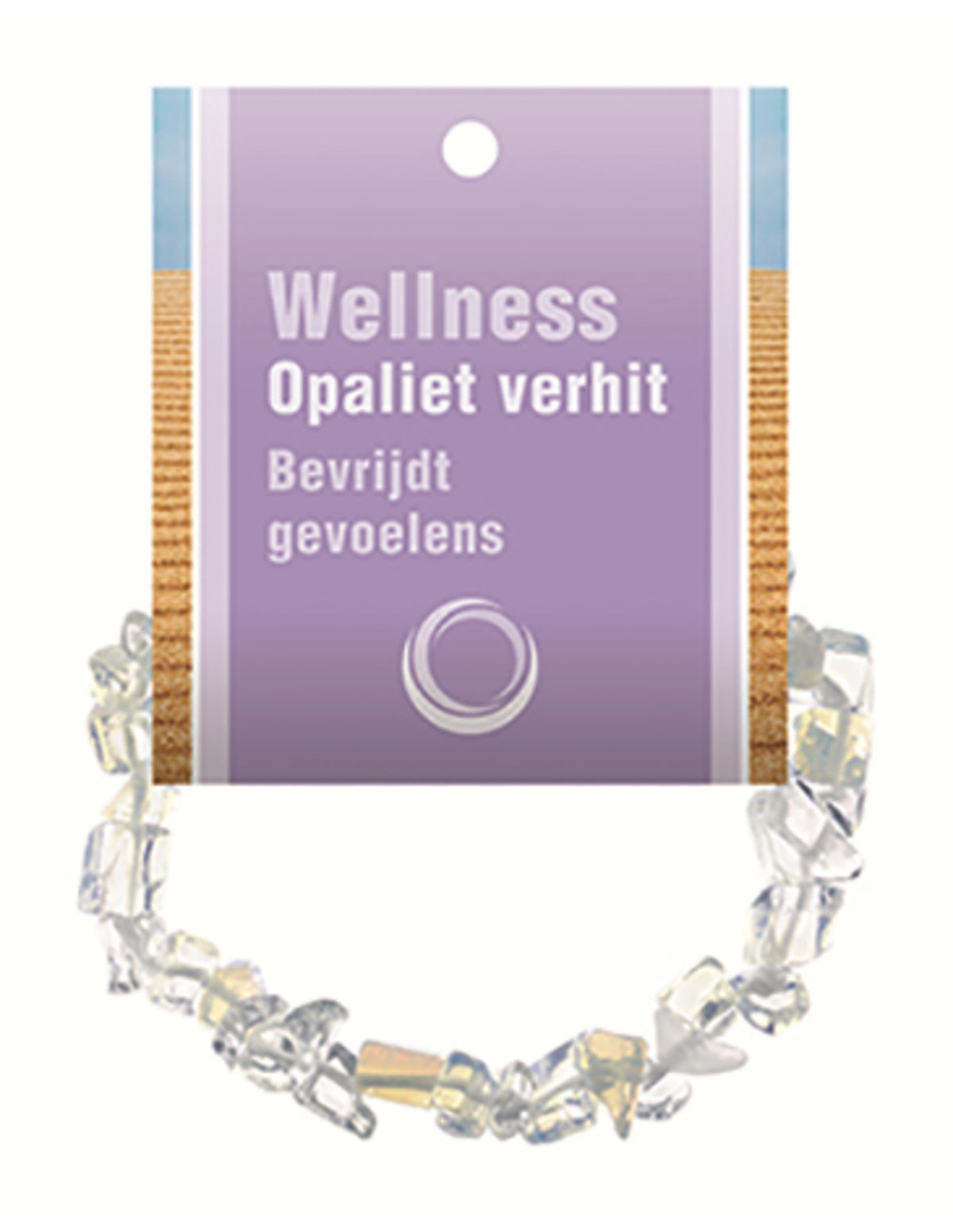 Opaliet splitarmband + kaart (synth)