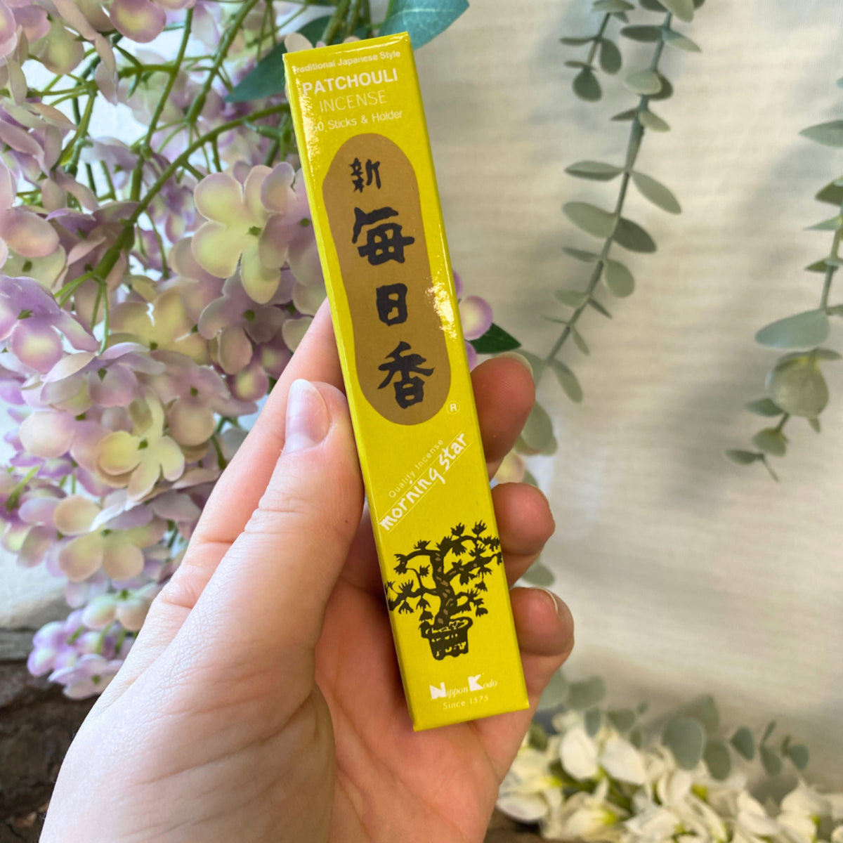 Patchouli wierook stokjes - Nippon Kodo - Morning star