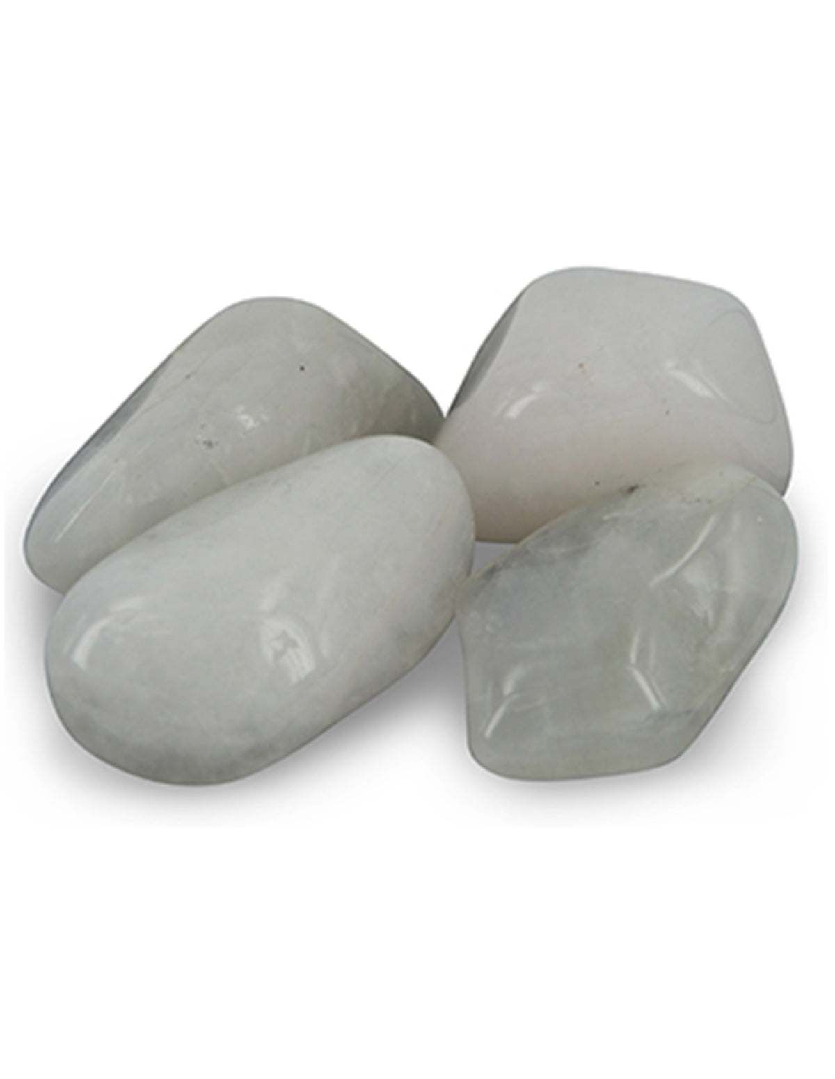 Petaliet wit trommelstenen 250 gr. (mt3)