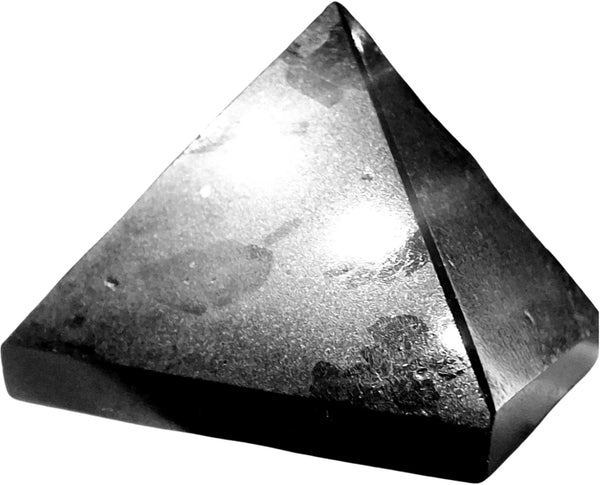 edelsteen piramide 25-30mm Zwarte Toermalijn