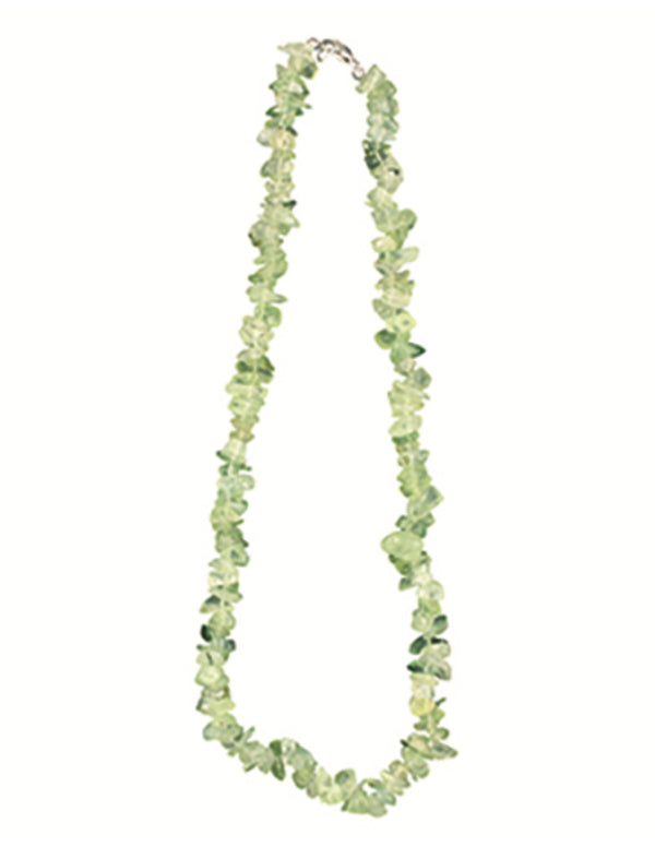 Prehniet edelsteen splitketting