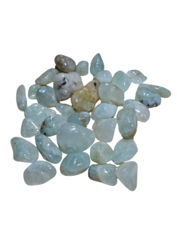 Prehnit Edelstein Trommelsteine 250 g (mt3)