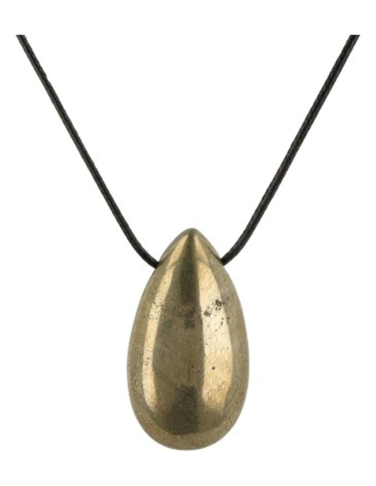 Pyriet edelsteen druppel hanger