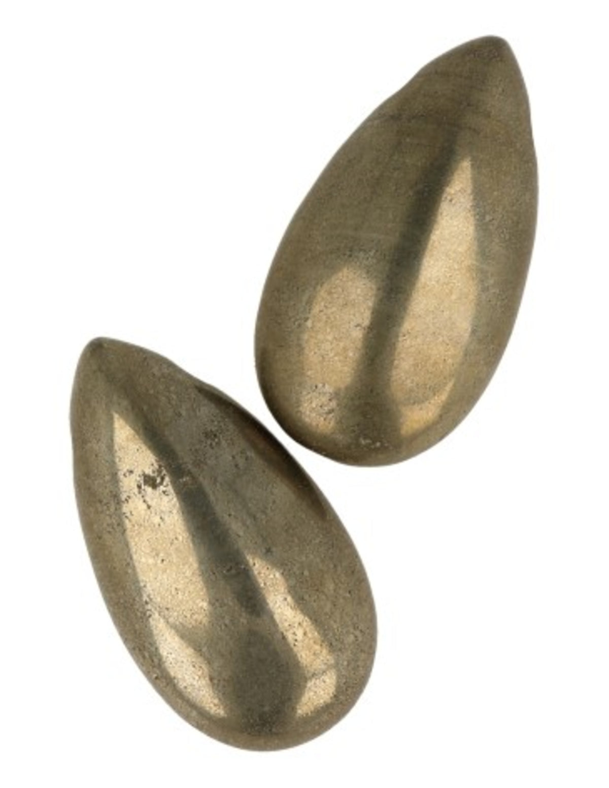 Pyriet edelsteen druppel hanger