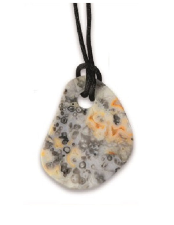 Quitarra Agaat crazy lace - edelsteen ketting