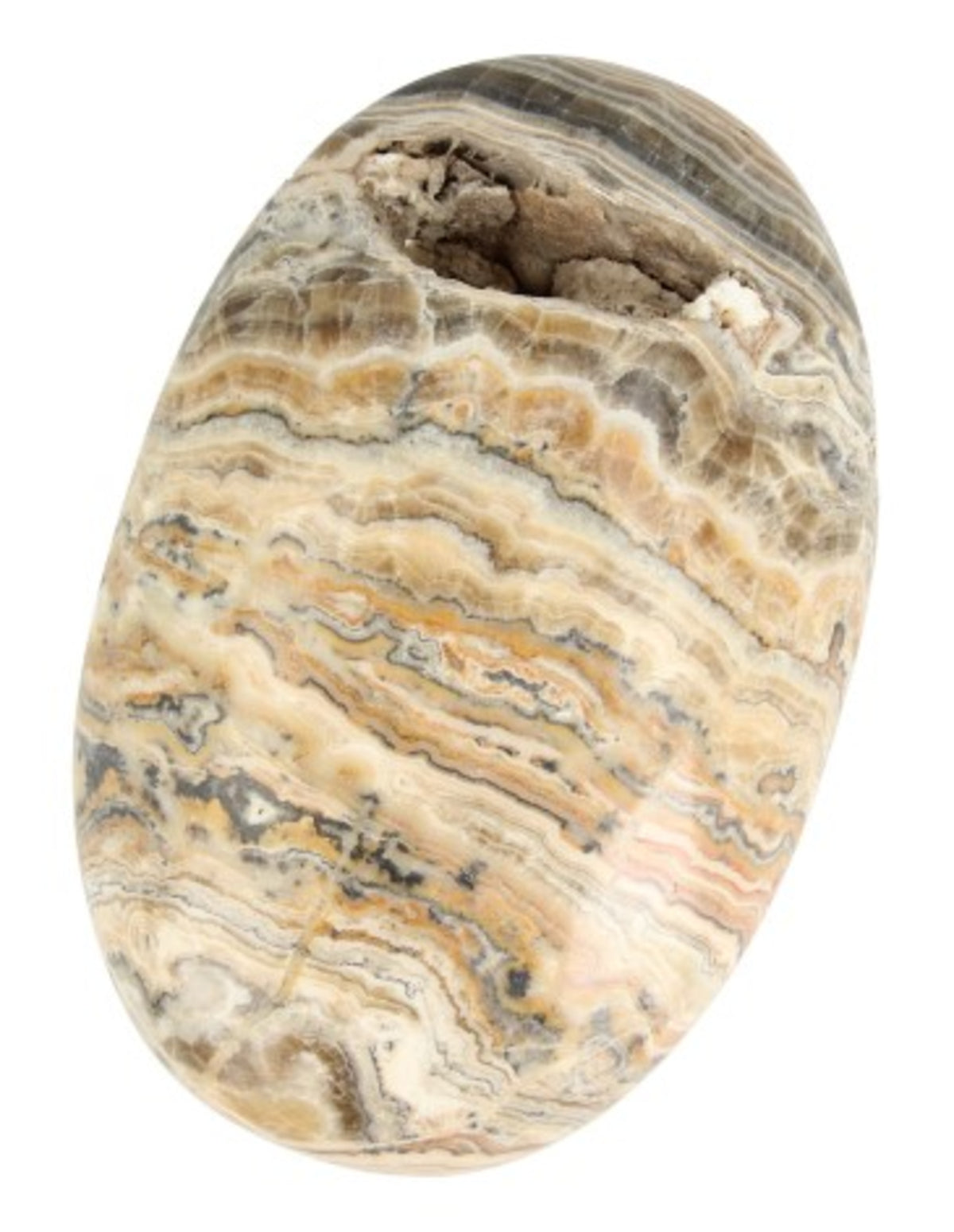 Reuze handsteen Aragoniet zebra nr.4