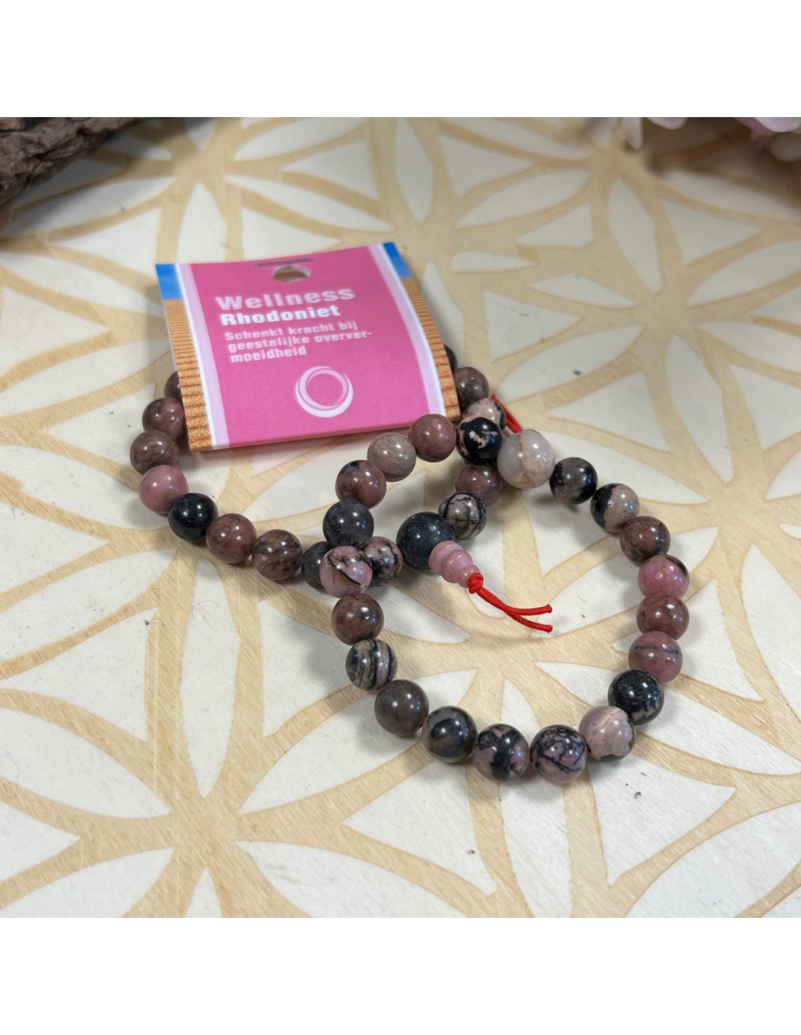 Rhodoniet powerbead