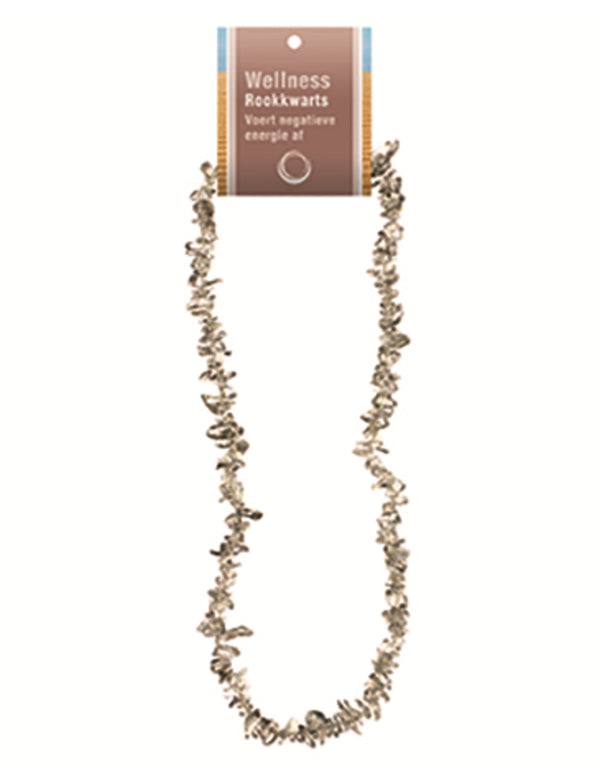 Rookkwarts edelsteen splitketting