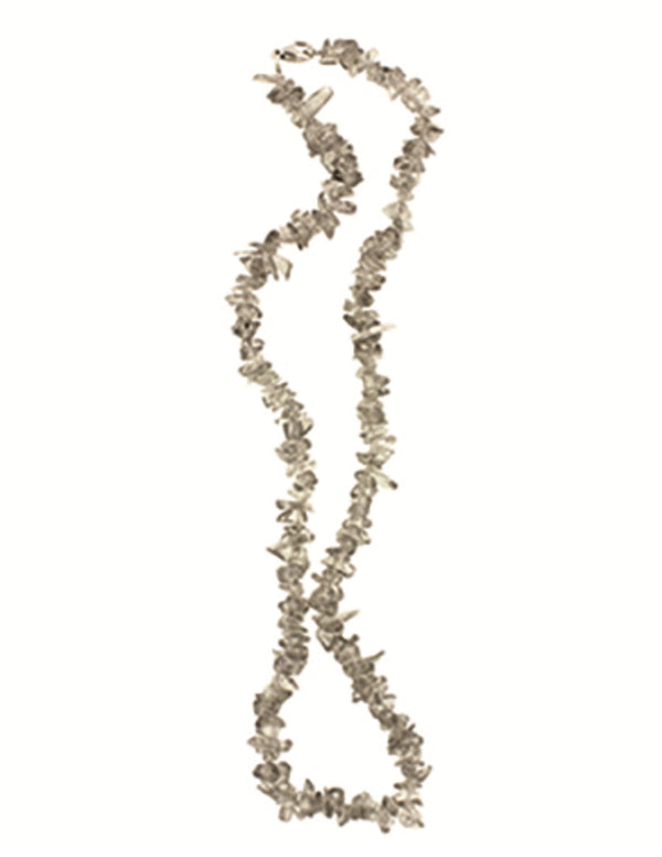Rookkwarts edelsteen splitketting