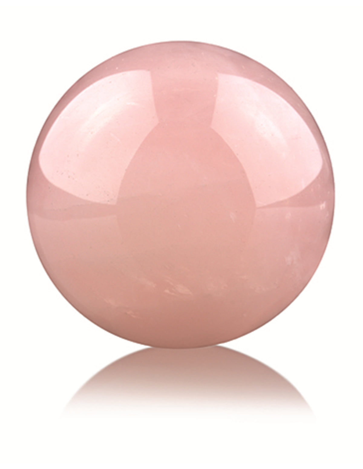 Roze kwarts 5 cm edelsteen bol
