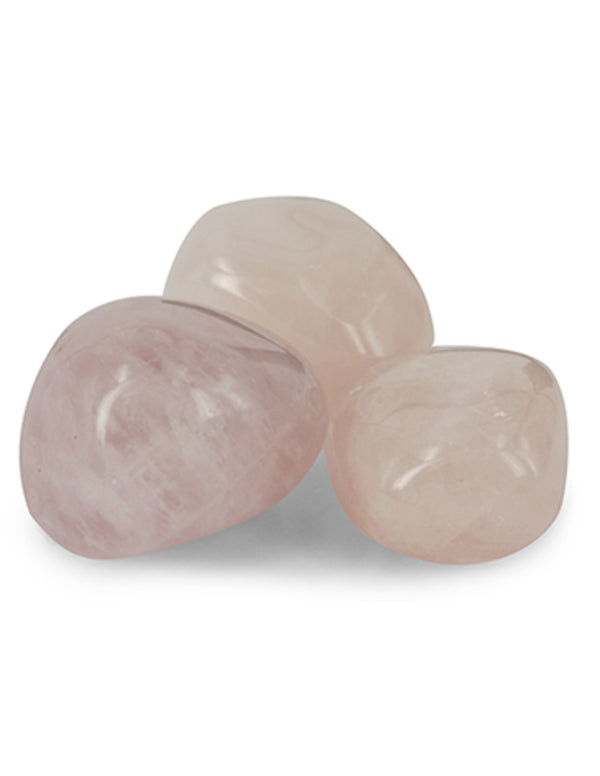 Roze kwarts AB edelsteen trommelstenen 100 gr. (mt3)