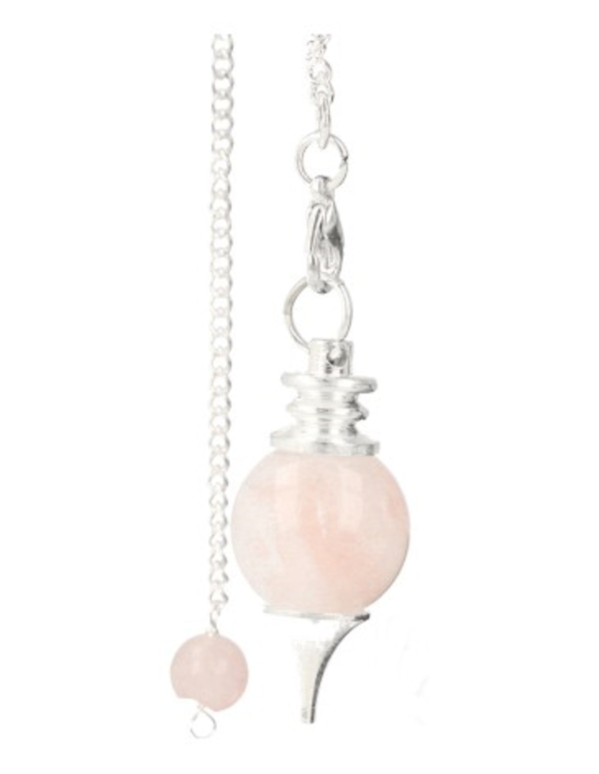 Roze kwarts bolpendel