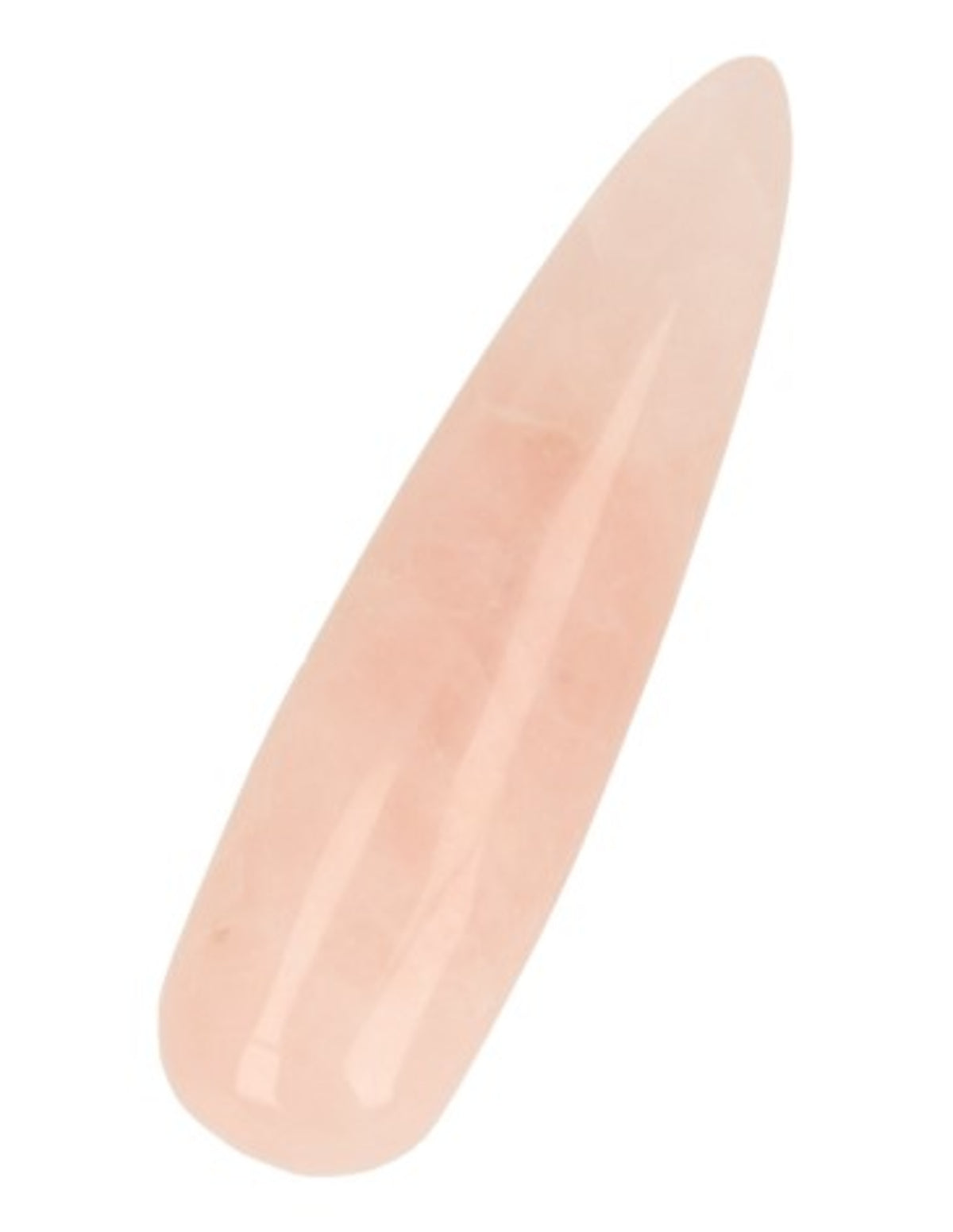 Roze kwarts massage griffel 7,5 cm