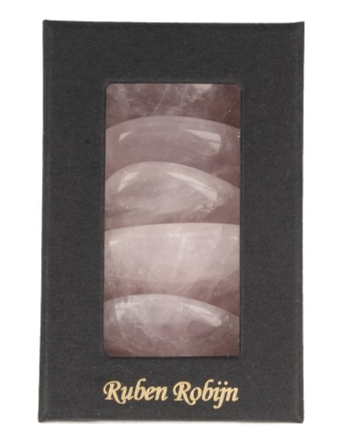 Roze kwarts oplegstenen massage set