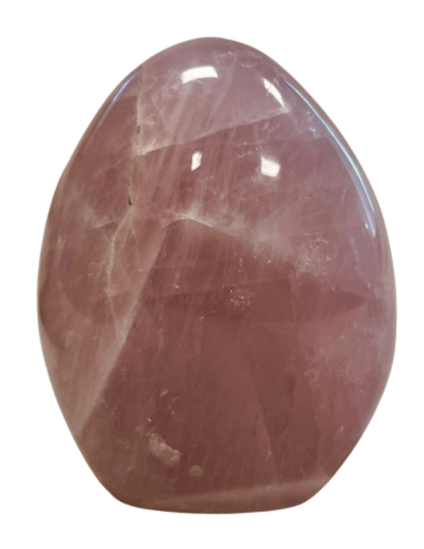 Roze kwarts edelsteen sculptuur 700-800 gram