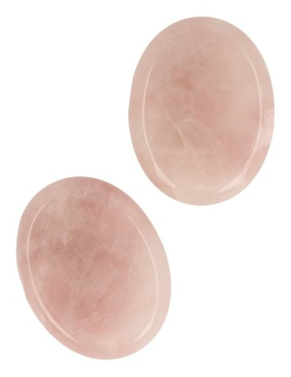 Roze kwarts edelsteen zaksteen