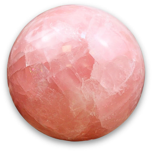 Rozenkwarts edelsteen bol nr.08