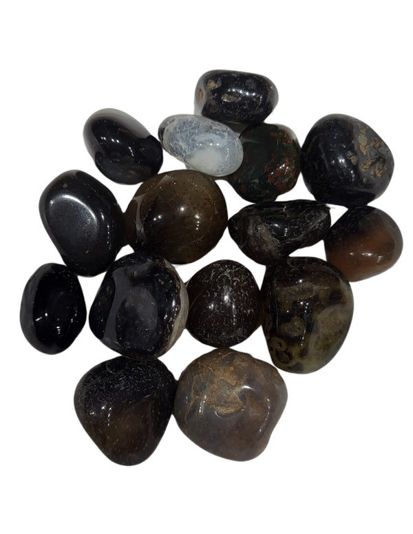 Sardonyx edelsteen trommelstenen 100 gr. (mt2)