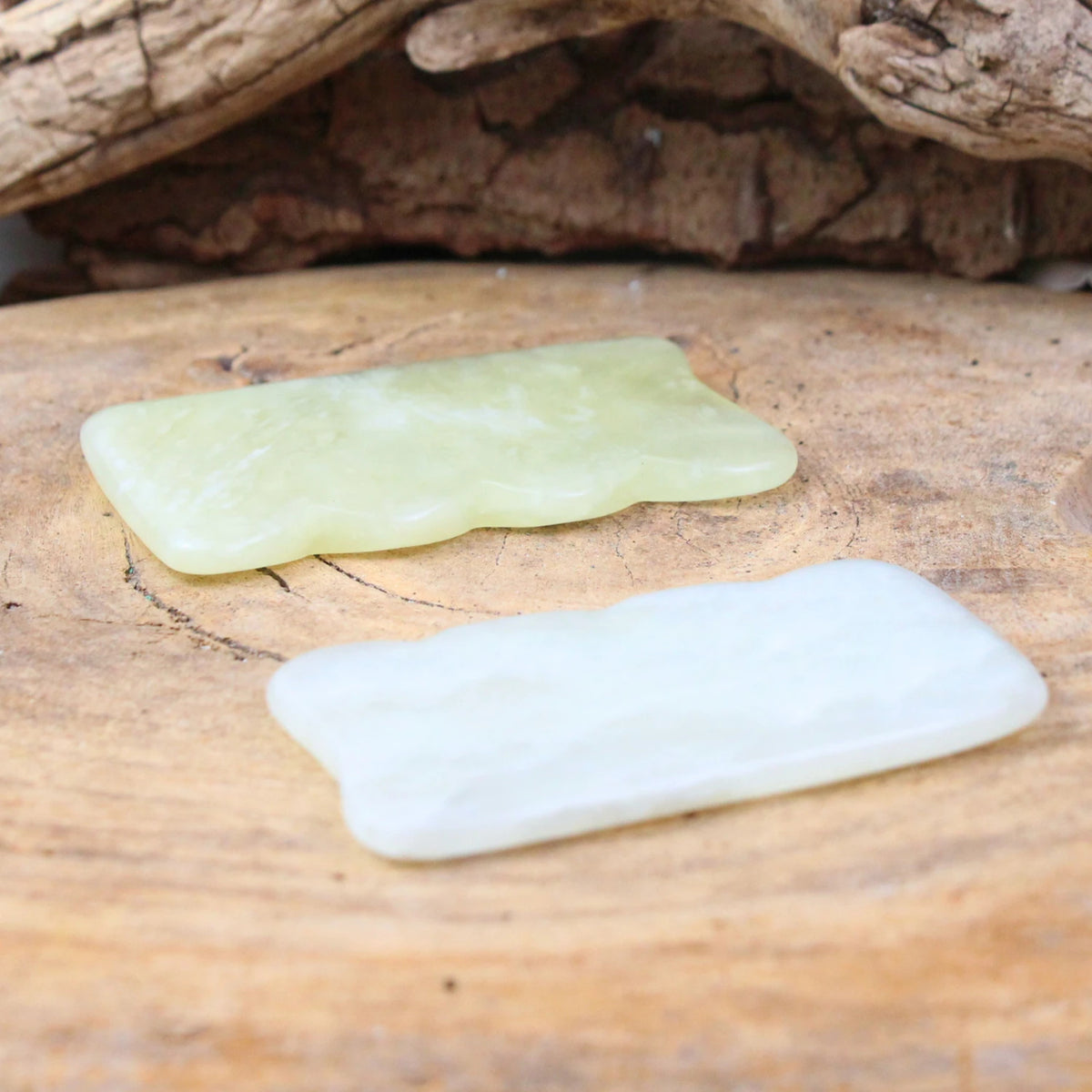 Serpentijn Jade guasha massage schraper wolk