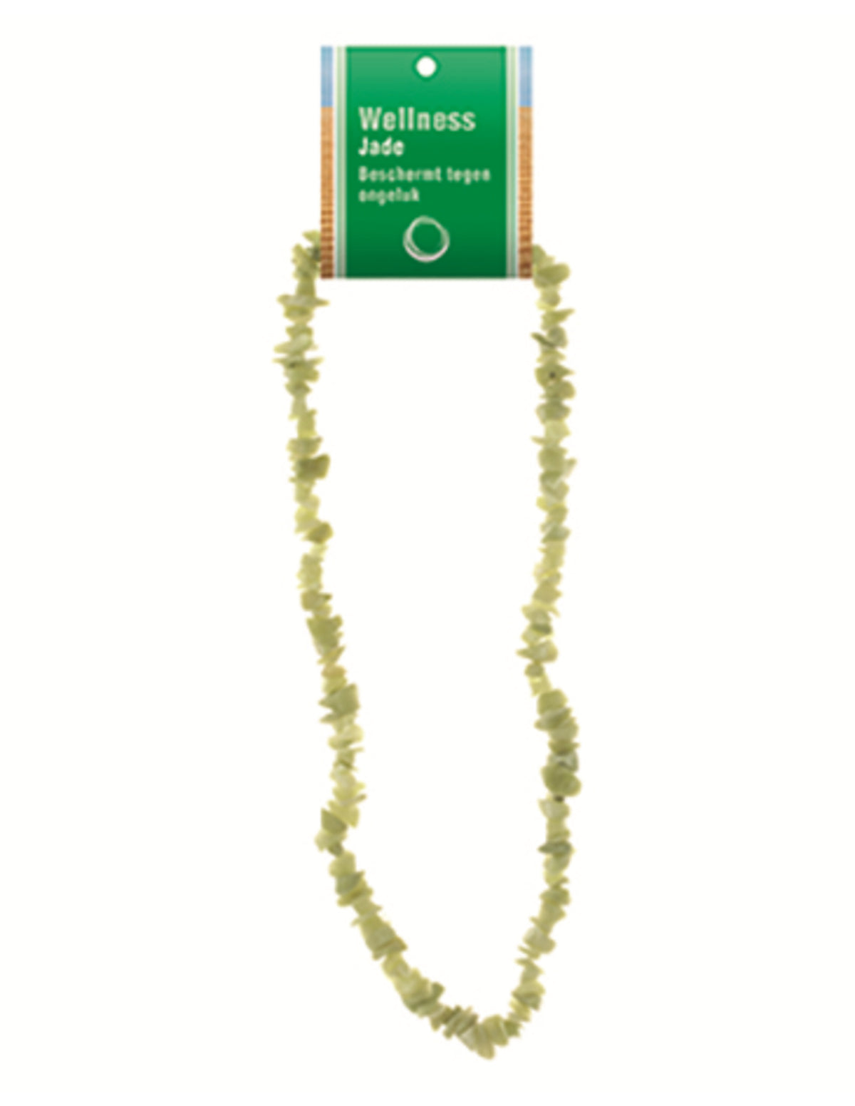 Serpentijn Jade splitketting + kaart