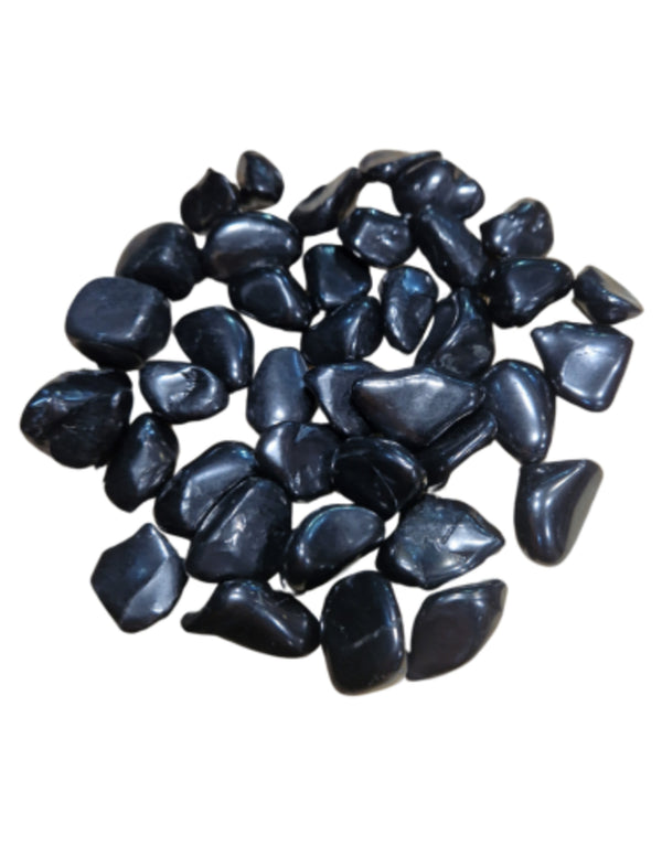 Shungit edelsteen trommelstenen 250 gr. (mt3)