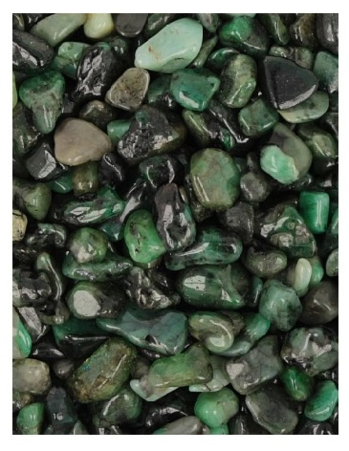 Smaragd 10 gr. trommelstenen (mt1)
