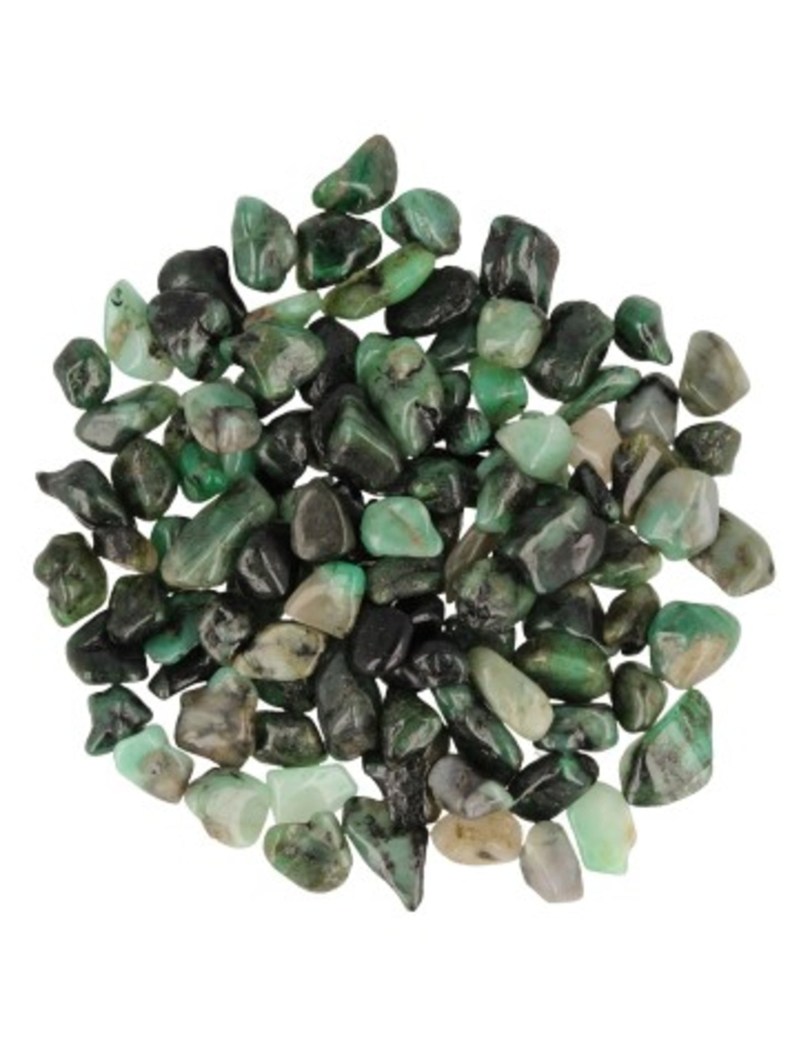 Smaragd 50 gr. trommelstenen (mt1)
