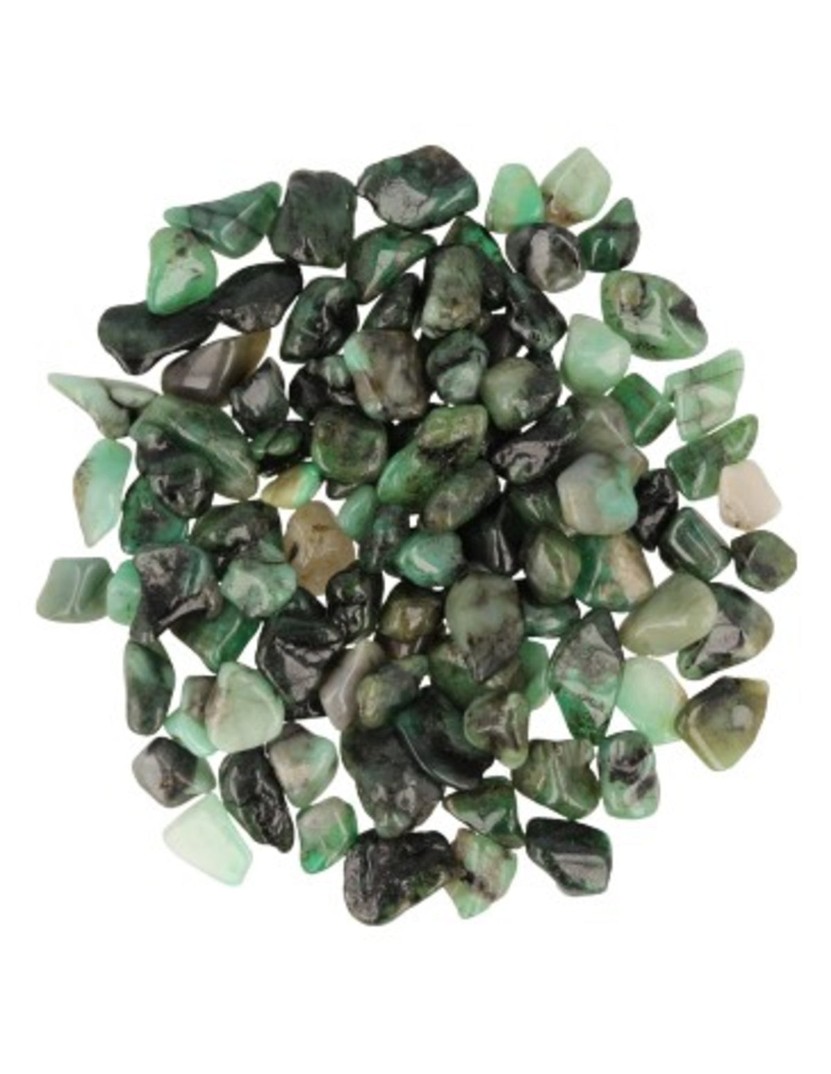 Smaragd 50 gr. trommelstenen (mt1)