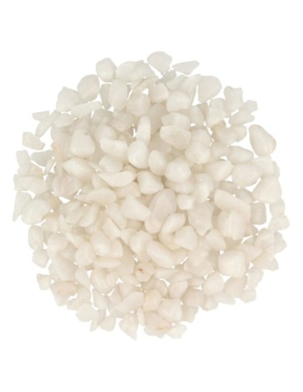 Sneeuwkwarts 500 gr. edelsteen trommelstenen (mt1)