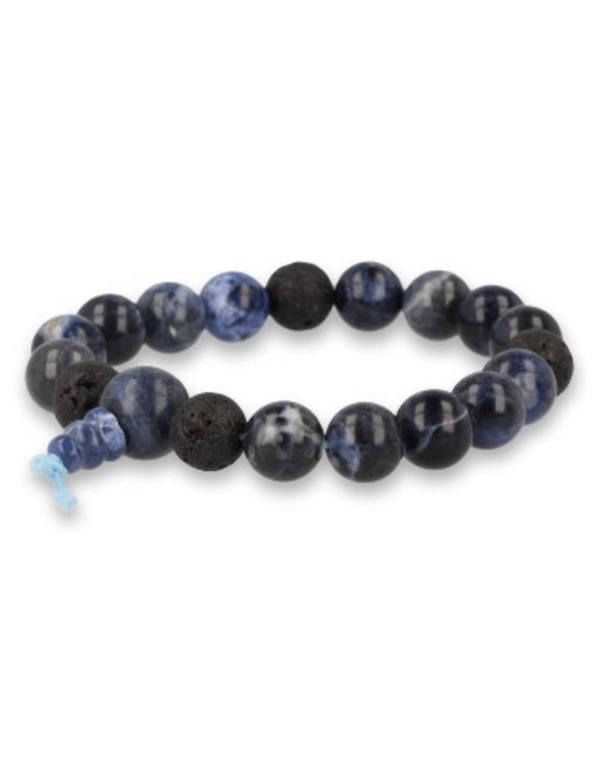 Sodaliet powerbead mannen armband