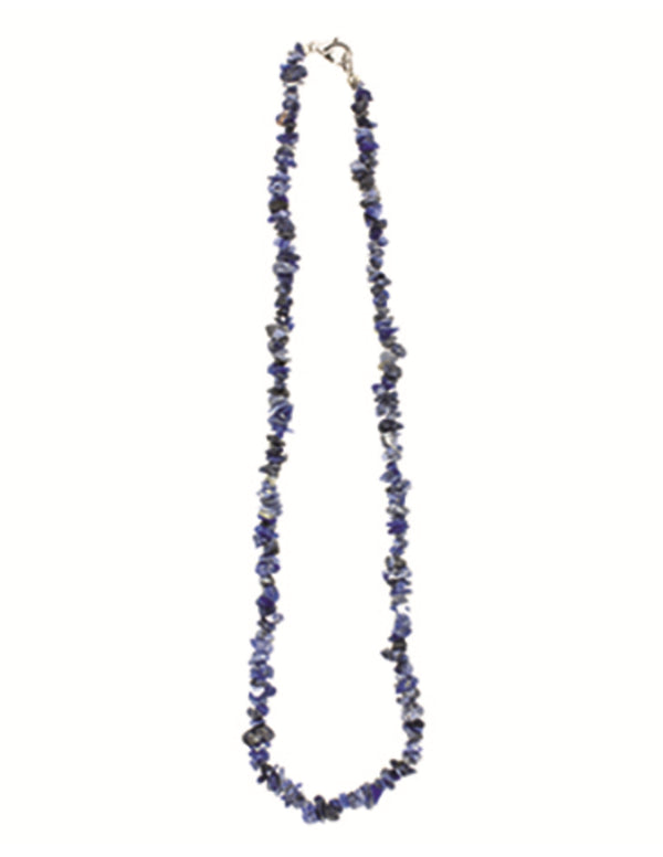 Sodaliet edelsteen splitketting
