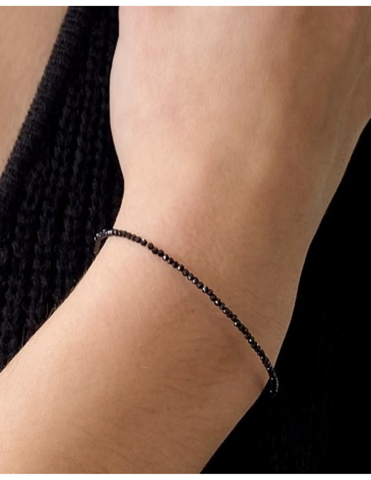 Spinel zwart summer vibes armband