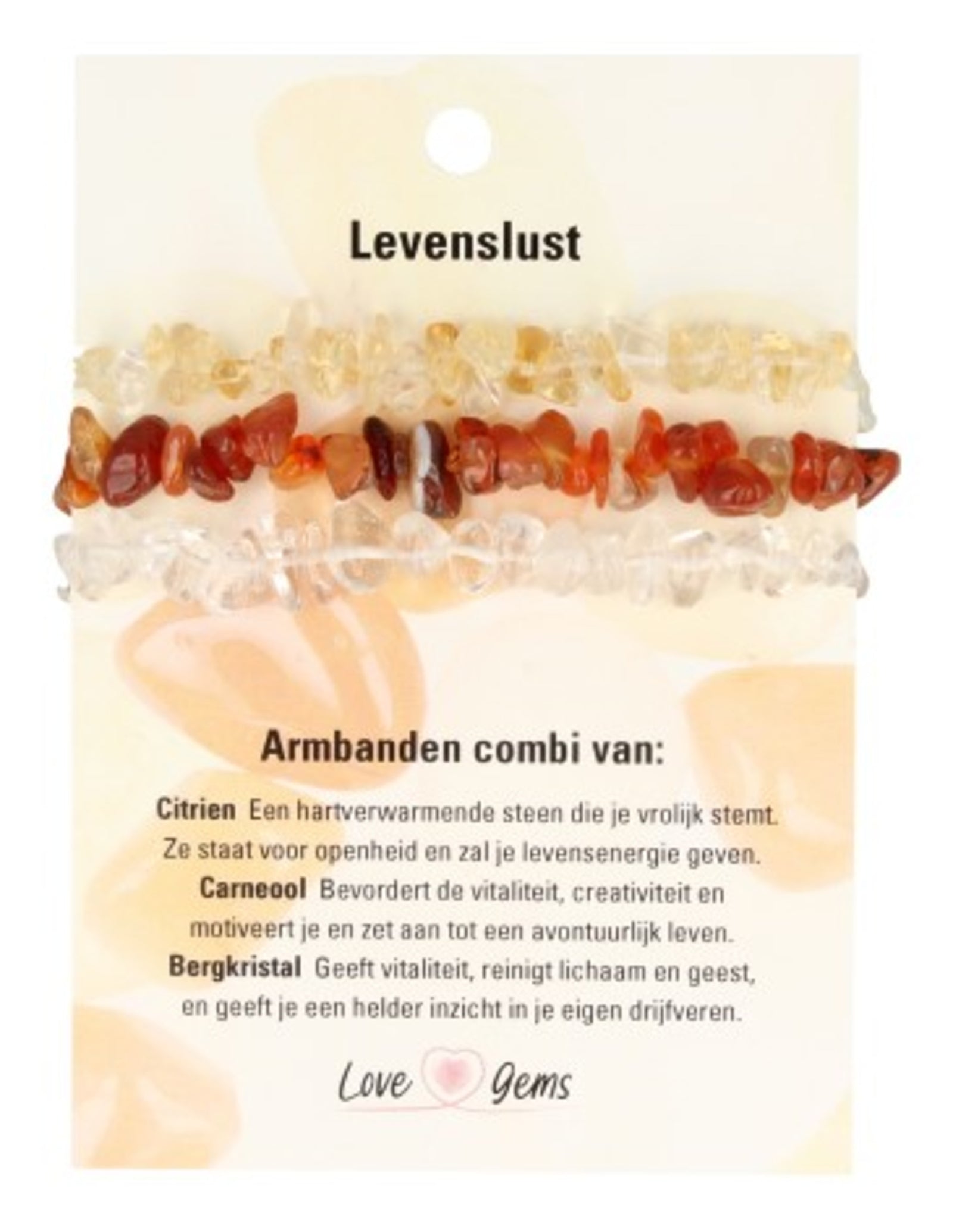 Splitarmband combi Levenslust
