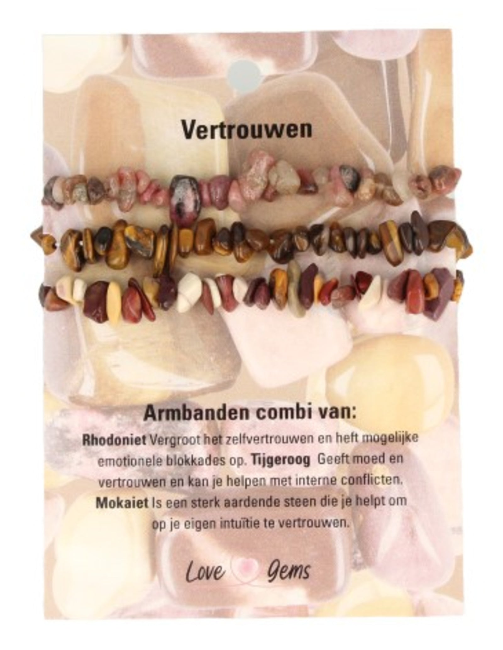Splitarmband combi Vertrouwen