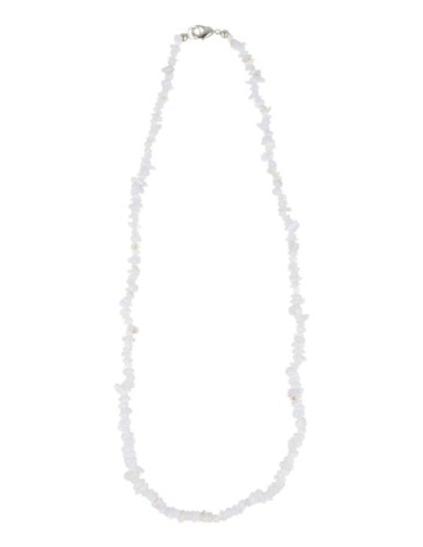 edelsteen splitketting Chalcedoon smal