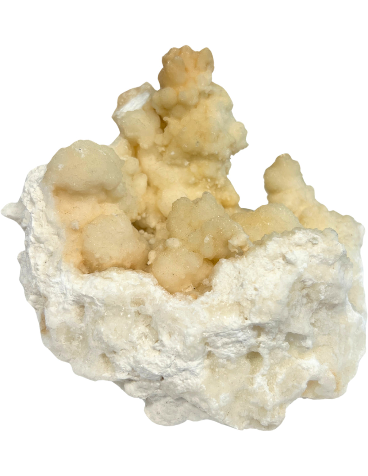 Stalactiet met Aragoniet kristallisaties ruw nr.38