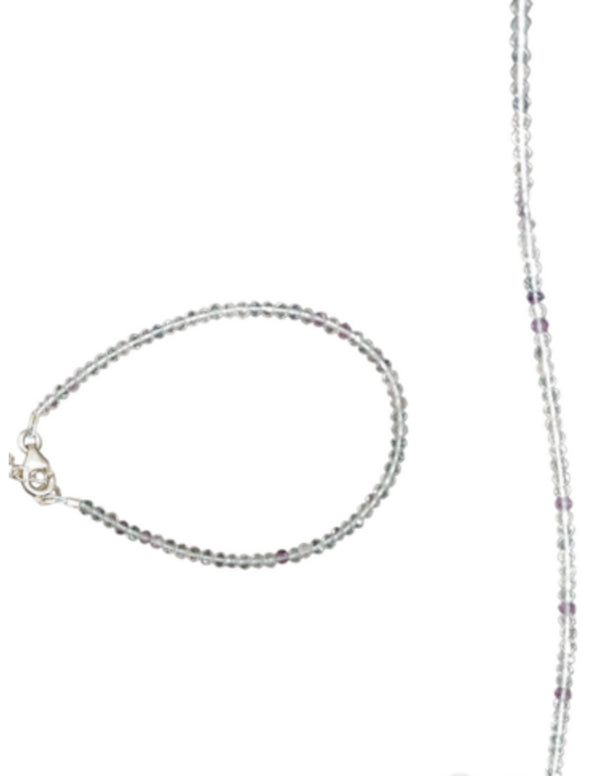 Summer vibes edelsteen armband Fluoriet
