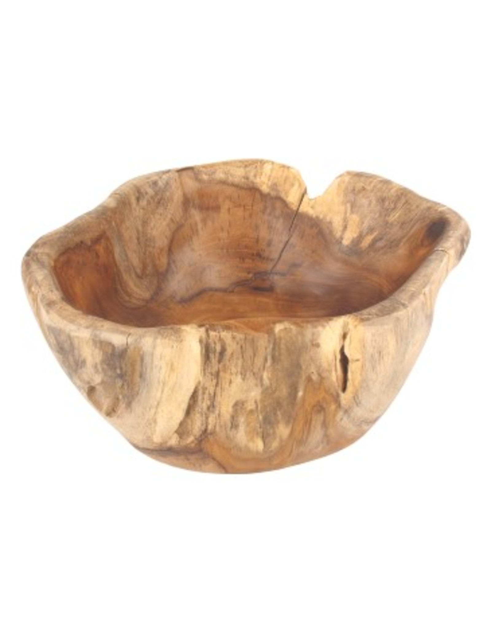 Teakhout schaal ca. 25x15 cm