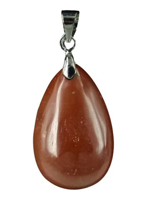 The drop of Jaspis rood - Edelsteen Hanger