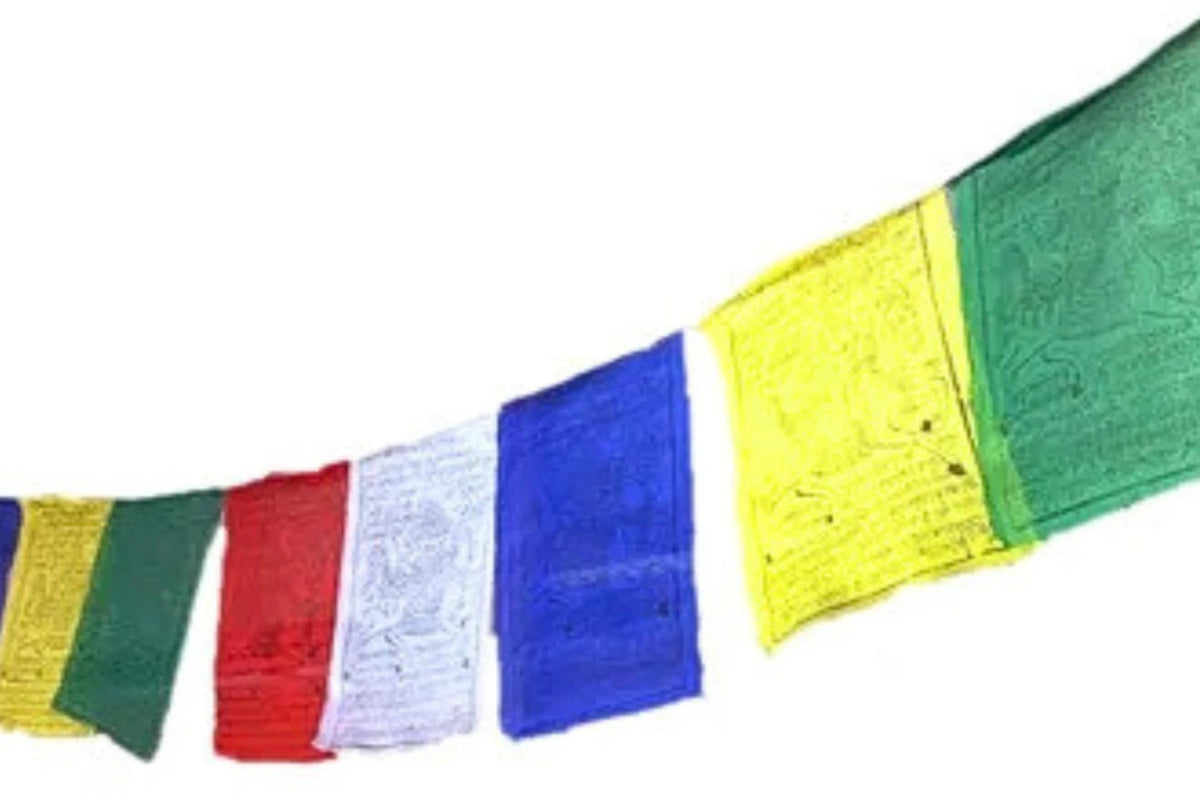 Tibetaanse gebedsvlag - 2,5 m lang - grote vlaggen