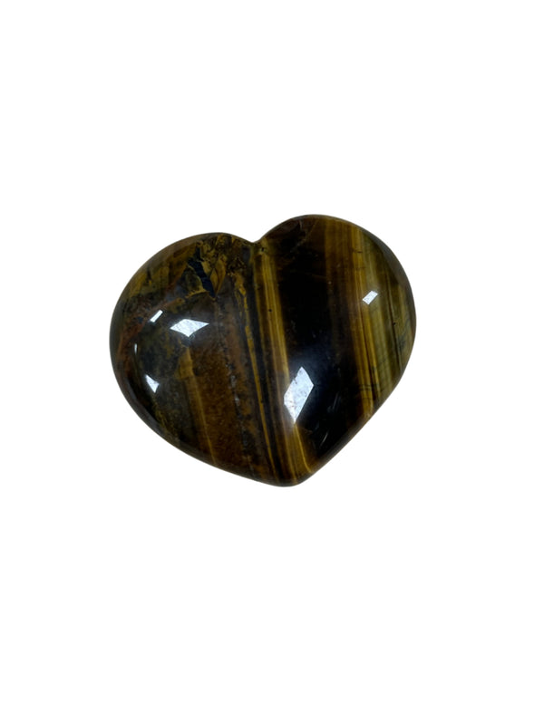Tijgeroog edelsteen hart 45 mm