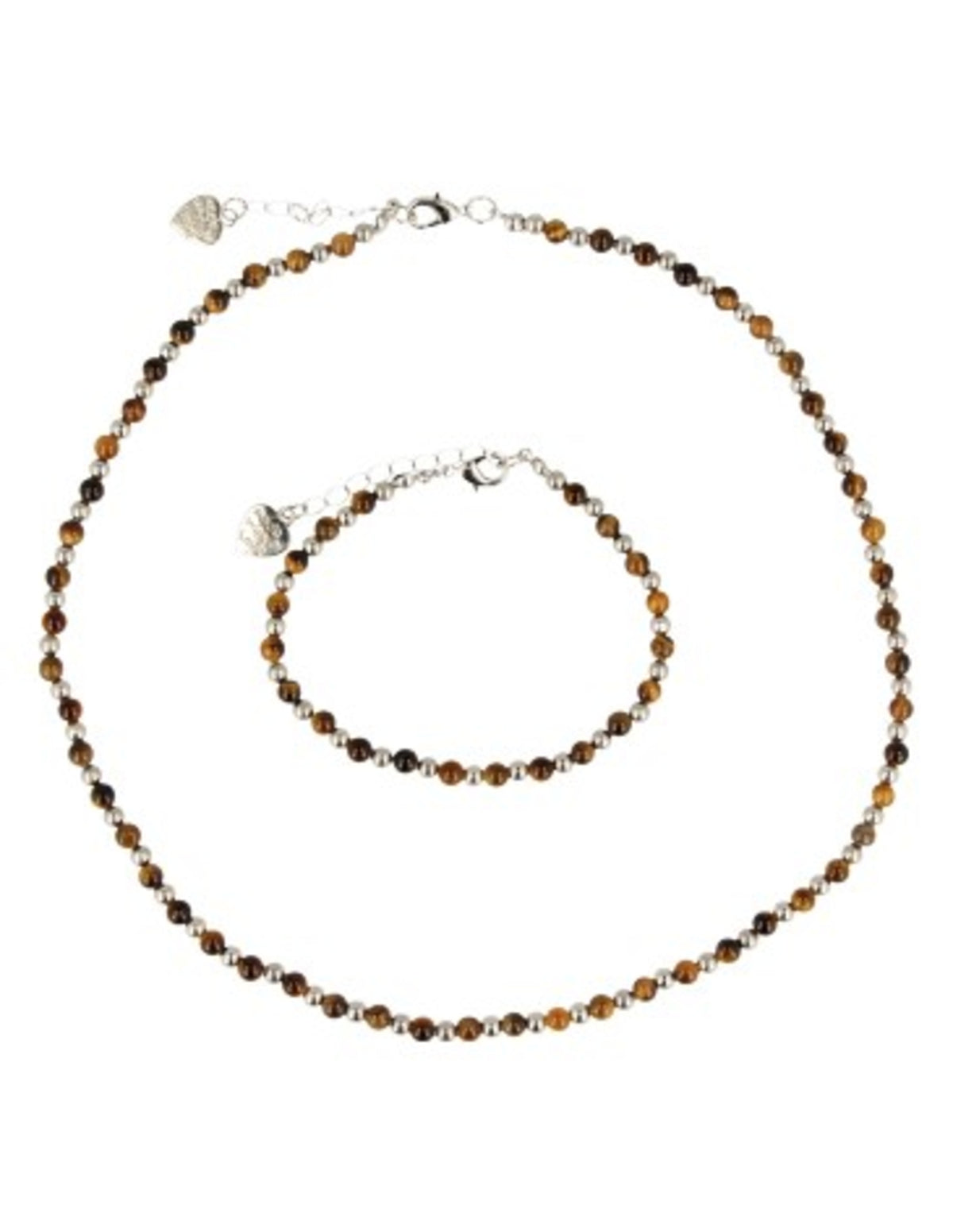 Tijgeroog Ibiza love ketting
