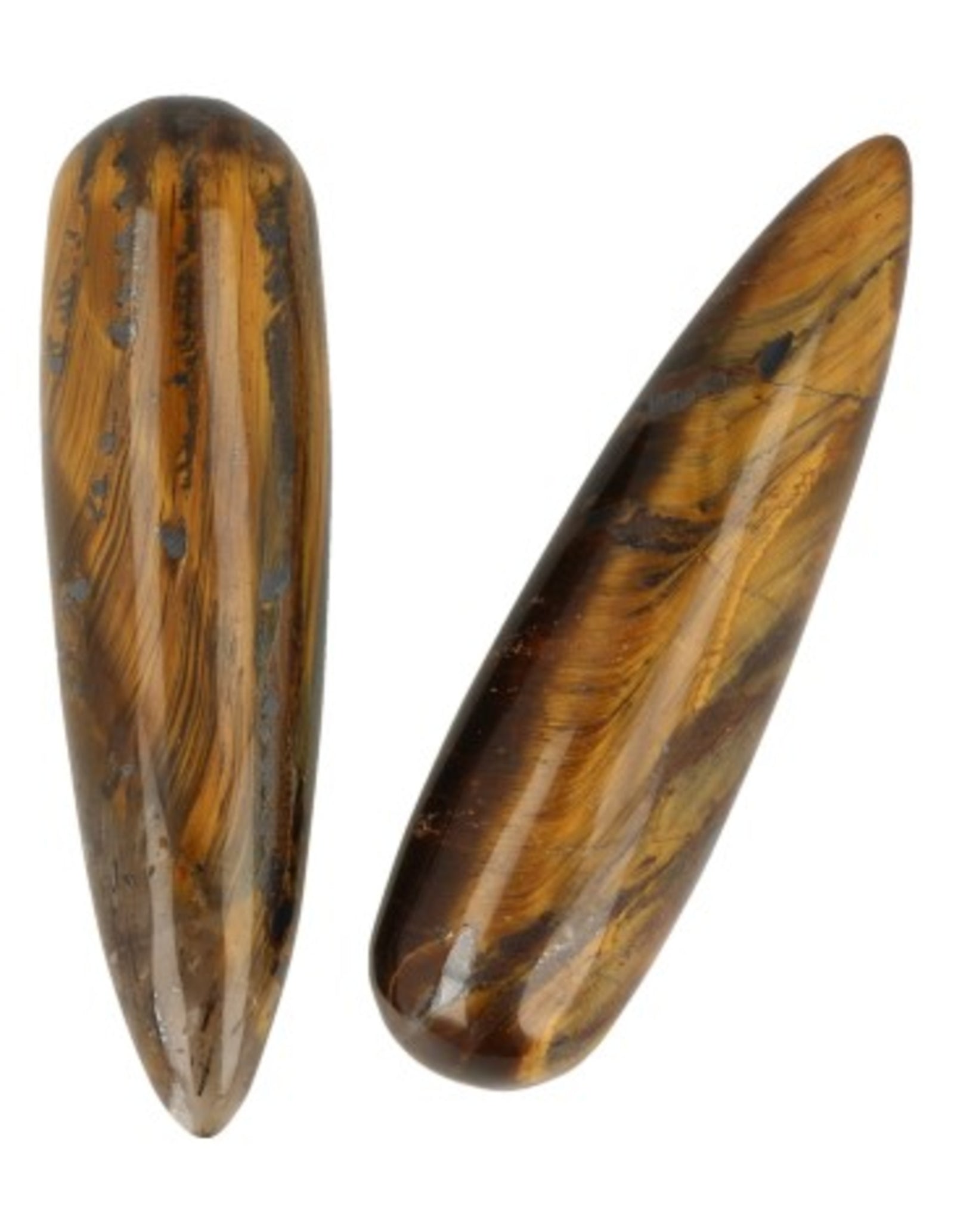 Tijgeroog massage griffel 7,5 cm